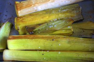 Roasted Leeks