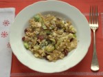 Sprout Chestnut and cranberry pasta