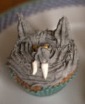 Wolf cupcake