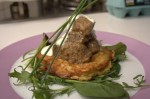 Simon Rimmer's Lamb Tikka with curried cauliflower pancakes