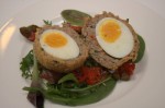 Simon Rimmer's Chorizo Scotch Egg with Pepper Chutney Simon Rimmer's Chorizo Scotch Egg with Pepper Chutney
