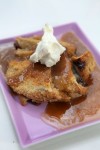 Simon Rimmers Earl Grey Bread Butter Pudding with Toffee Sauce