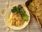 Turkey, ham & mushroom pasta bake