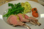 Asda Lamb with crushed potatos