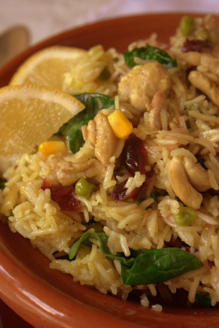 Fruity Turkey Biryani 