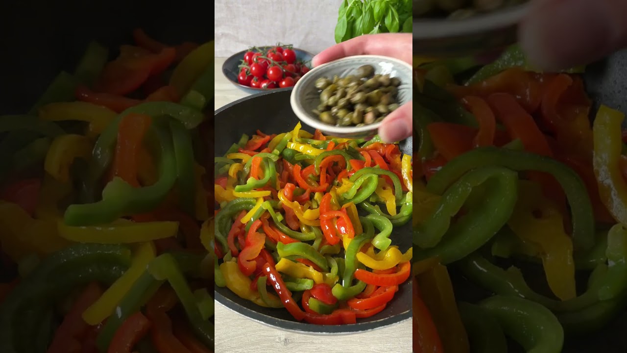 5 Ingredient Pepper Salad with Capers