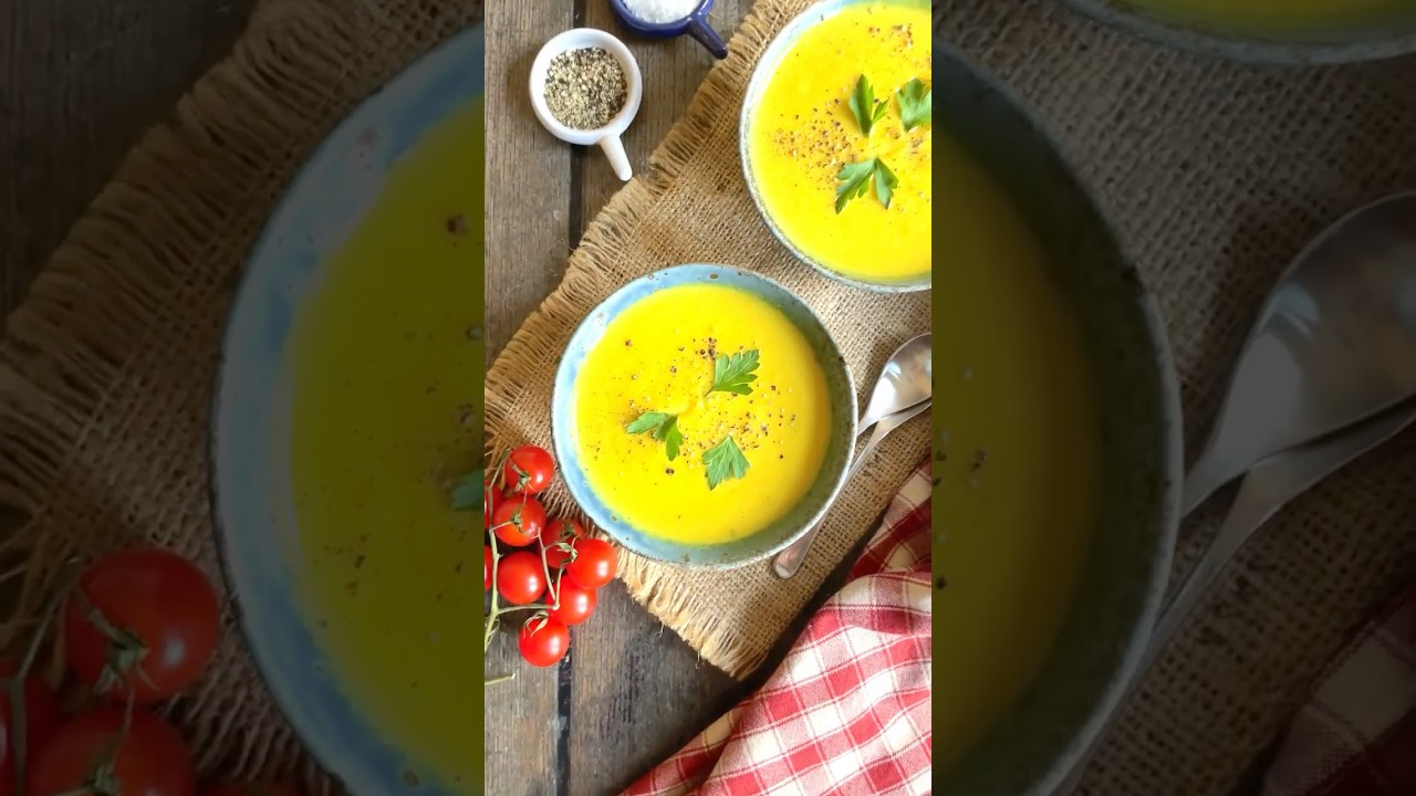Curried Cauliflower Soup #shorts #recipe