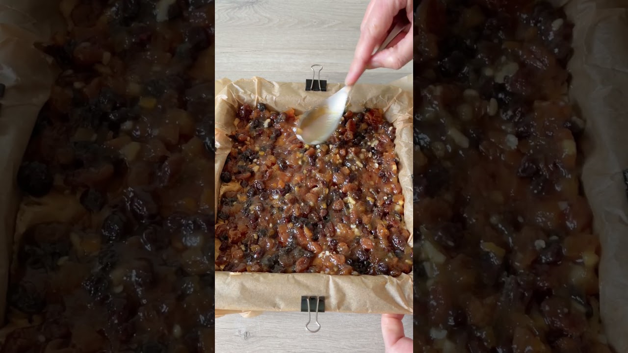 Mincemeat Crumble Bars #shorts  #recipe #christmas