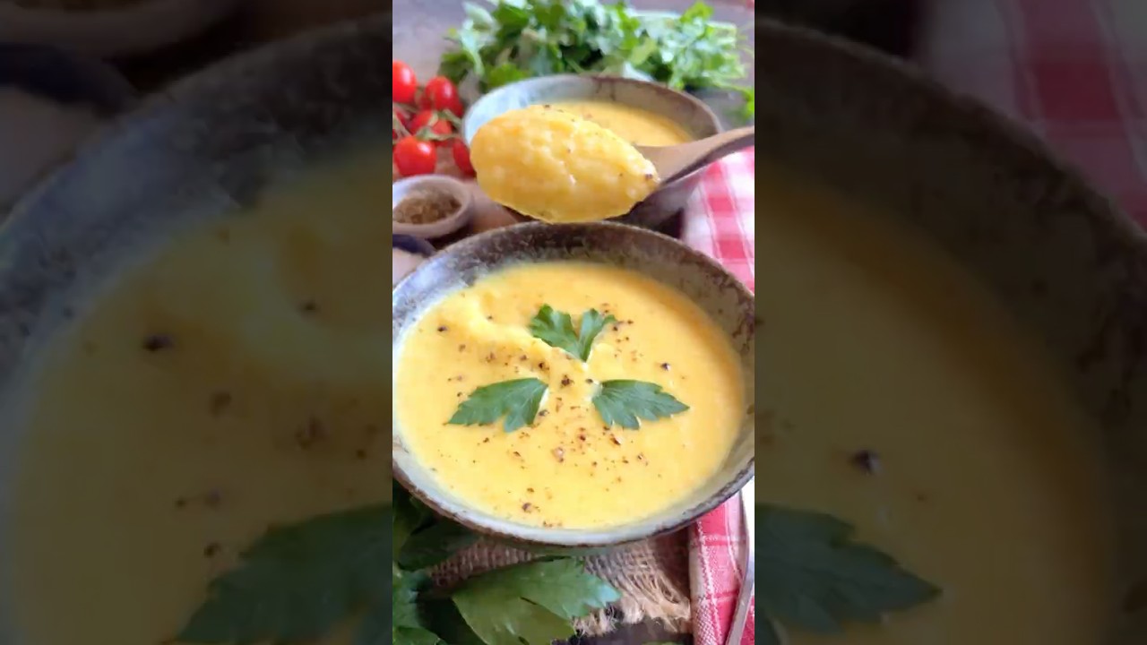 Cauliflower Cheese Soup #shorts #recipe