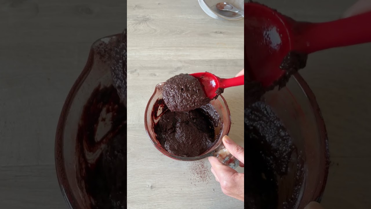 One Bowl Brownies  #recipe #baking #shorts