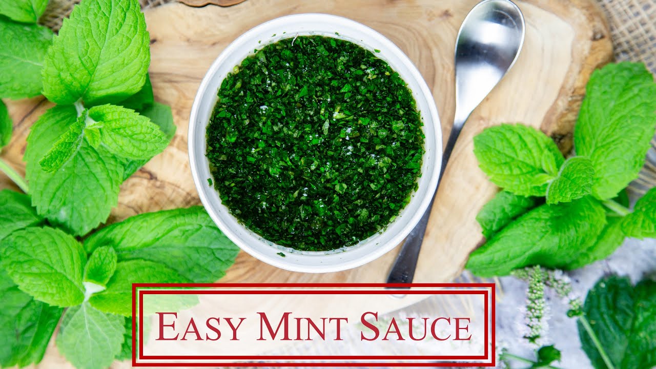 How to make mint sauce, just three ingredients and so much better than shop bought!
