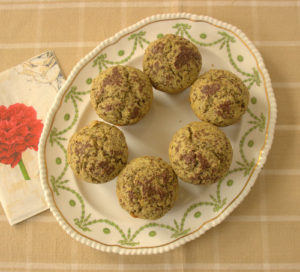 Vegan Chocolate, Hazelnut & Matcha Muffins