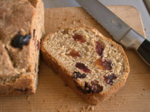 Heritage wheat loaf with crimson raisins