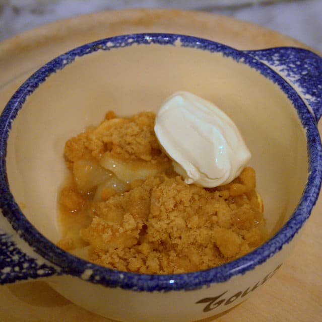 Apple and Quince Crumble