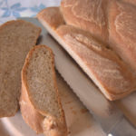 Plaited loaf - sliced