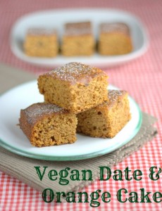 Vegan Date & Orange Cake