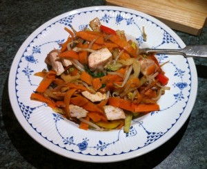 Chicken and Vegetable Stir Fry.58