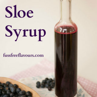 Sloe Syrup - Harvesting the Blackthorn