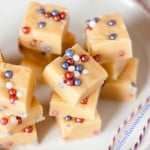 Red, White & Blue fudge - perfect for all patriotic occasions!