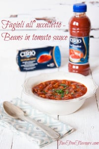Fagioli all’uccelletto - beans in tomato sauce