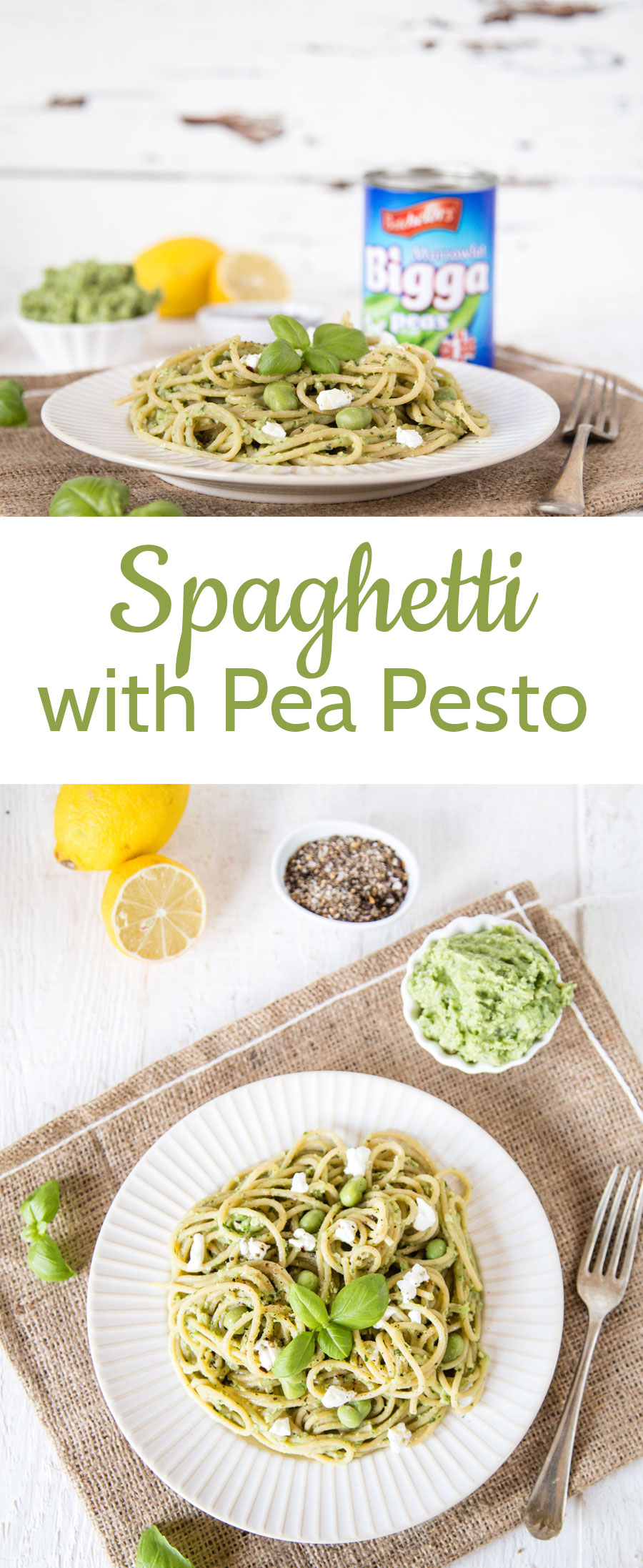 Homemade pea pesto is quick and easy to make, as well as delicious
