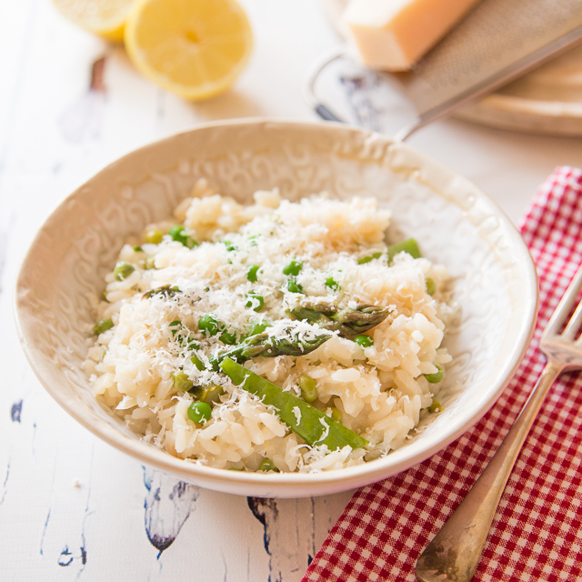 Easy Asparagus Risotto {Vegetarian} Helen's Fuss Free Flavours