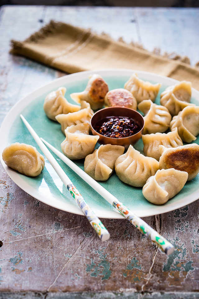 Guotie, the traditional Chinese phrase for pan-fried dumplings, literally translates to ‘pot stick’, hence the popular name for these dumplings. The combination of a lush, juicy pork filling and crispy golden bottoms is so divine that stopping at one is impossible.