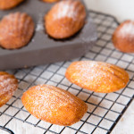 These beautiful little French cakes are astonishingly easy to make and will always impress. This version is dairy free and gently flavoured with orange and honey.
