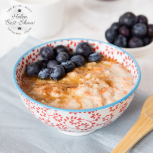 Mix up your morning porridge, and get well on the road to 5-a-day by adding some carrot and apple.