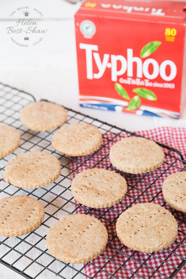 Tea and a digestive biscuit is a British classic - why not try baking these tea flavoured digestive biscuits?