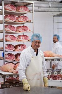 The Story behind Proscuitto di San Daniele- receiving the ham in the factory