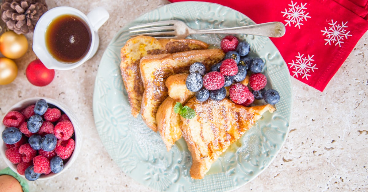 Spiced Christmas French Toast Helen's Fuss Free Flavours