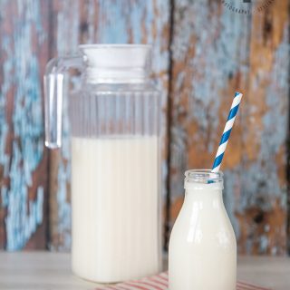Soy milk is so easy and frugal to make at home, as well as far better for you than shop bought in cartons