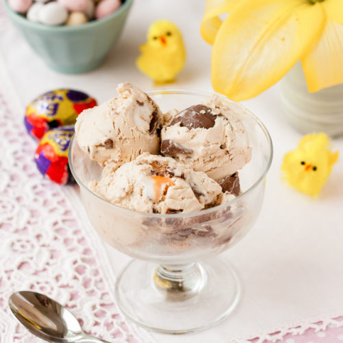 Easy Mini Egg Ice Cream (No Churn) Helen's Fuss Free Flavours