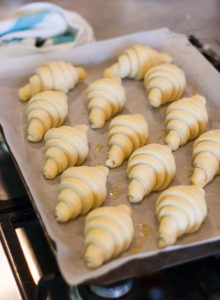 How to make French croissant dough which gives you Parisian style flakey buttery croissants.