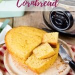 Go oven-less with this delicious slow cooker cornbread. A quick and easy recipe that cooks in your crock pot or slow cooker and is egg free.