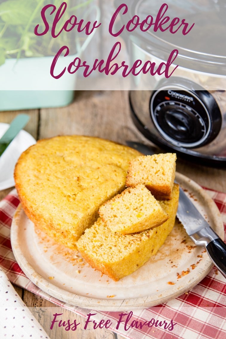 Slow Cooker Cornbread Helen's Fuss Free Flavours