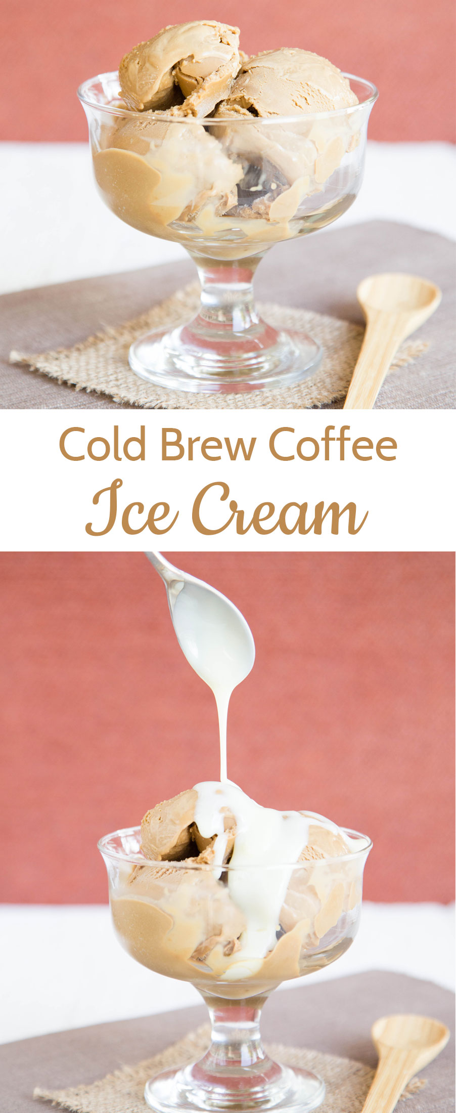 Enjoy this cold brew coffee ice cream for a smooth and tasty ice cream. Delicious at any time of year, but particularly good in the summer.