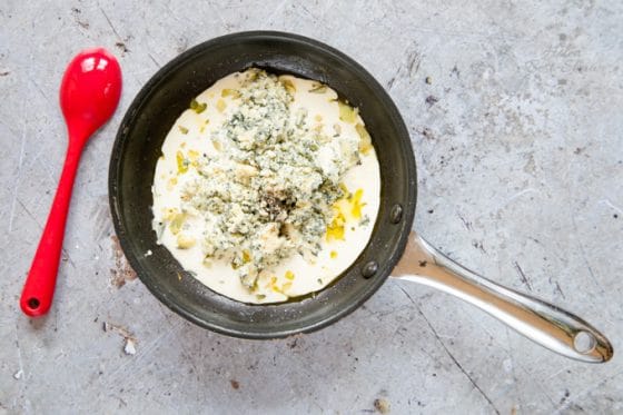 Quick and Easy Stilton Steak Sauce {Keto} - Helen's Fuss Free Flavours