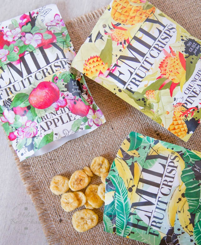 Emily Fruit Crisps - healthy banana, apple and pineapple snacks