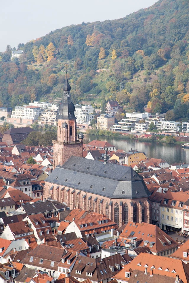 Heidelberg is an attractive town, sitting on the Neckar river, most famous for its university established in the 14th century. For the best views take the funicular up to the castle.