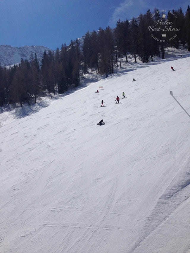 Empty slopes and no lift queues in Courmayeur