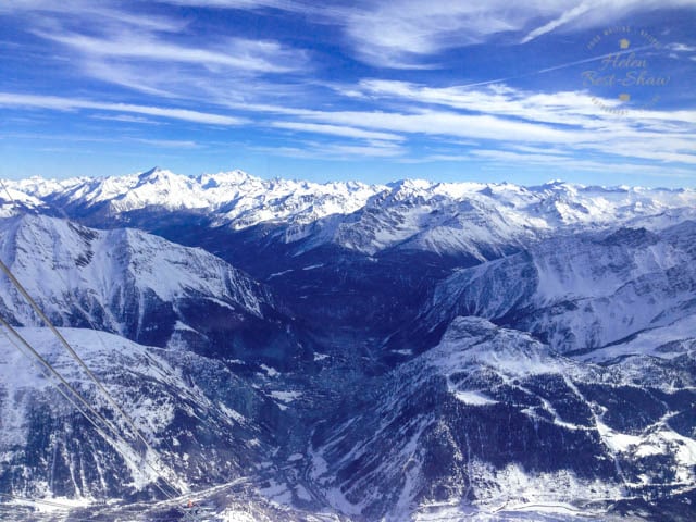 View from the Mont Blanc Skyway