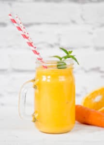 This 4 ingredient healthy orange creamsicle smoothie tastes just like an ice cream and contains carrot and kefir