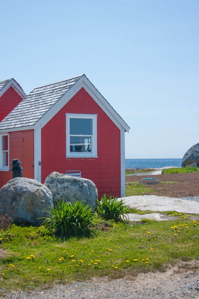 Peggy's Cove in the East of Nova Scotia is one of the most photographed places in Atlantic Canada 