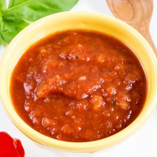 Homemade hot kebab shop chilli sauce, perfect for adding to chicken or lamb