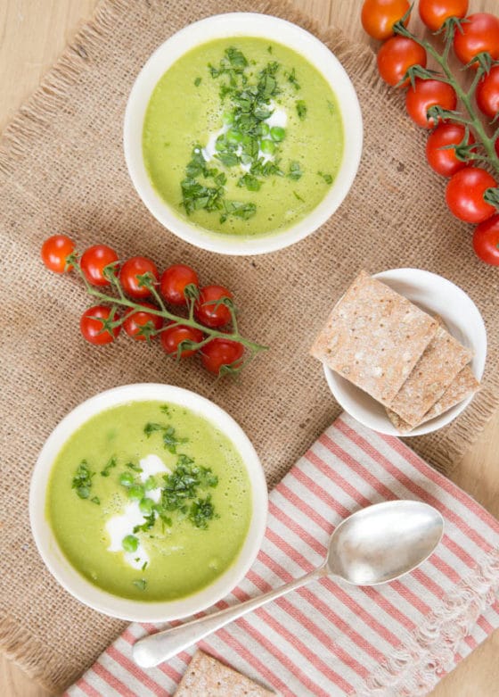 Fat Free Pea and Lettuce Soup {Gluten Free, Vegan & Paleo} Fuss Free