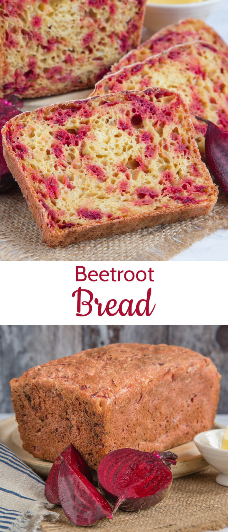 Great Looking & Easy Beetroot Bread Recipe {Egg Free} Helen's Fuss