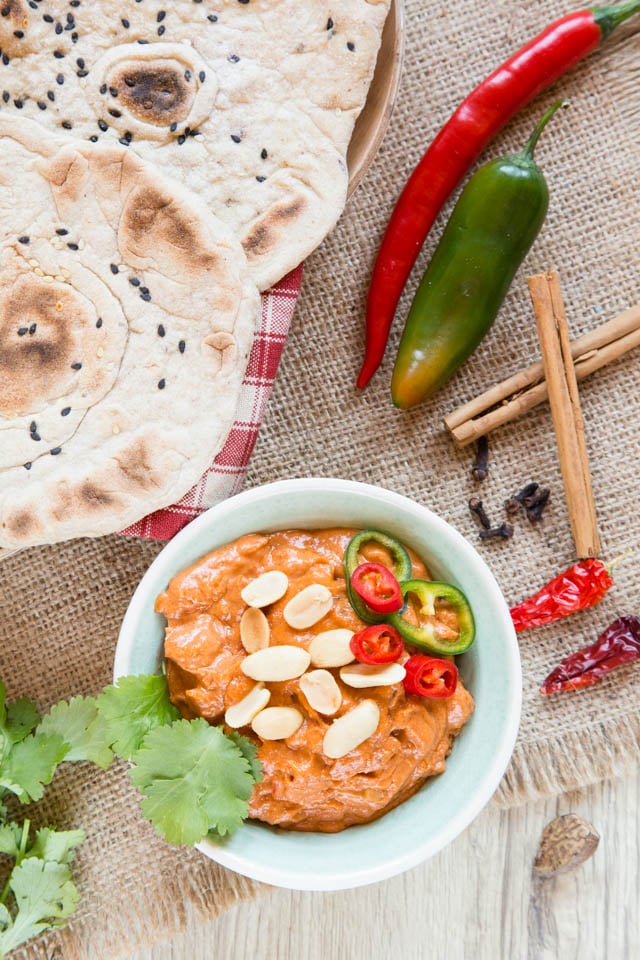Spicy flatbreads with a African peanut sauce. Dip in and enjoy!