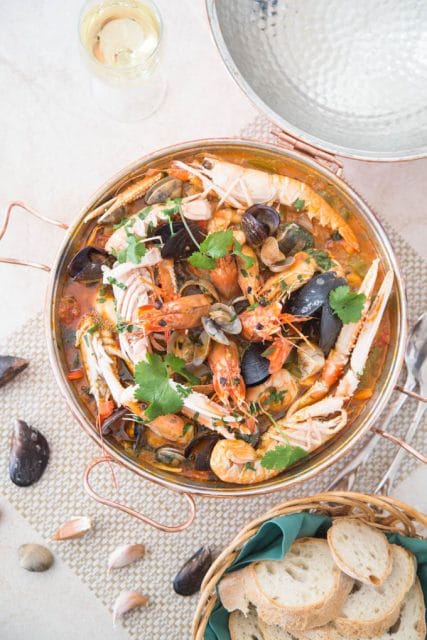 How to Make a Portuguese Seafood Cataplana - Helen's Fuss Free Flavours